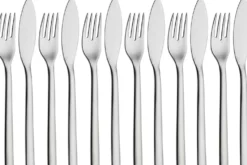 Set de 6 fourchettes et 6 couteaux à poisson WMF Nuova en acier inox 18/10 Cromargan