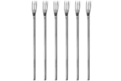Set de 6 fourchettes à fondue au fromage Mono A acier inox
