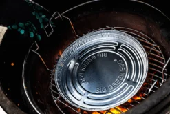 Set de 5 lèchefrites rondes jetables en aluminium pour Big Green Egg MiniMax, Small, Medium 28 x 2,5cm