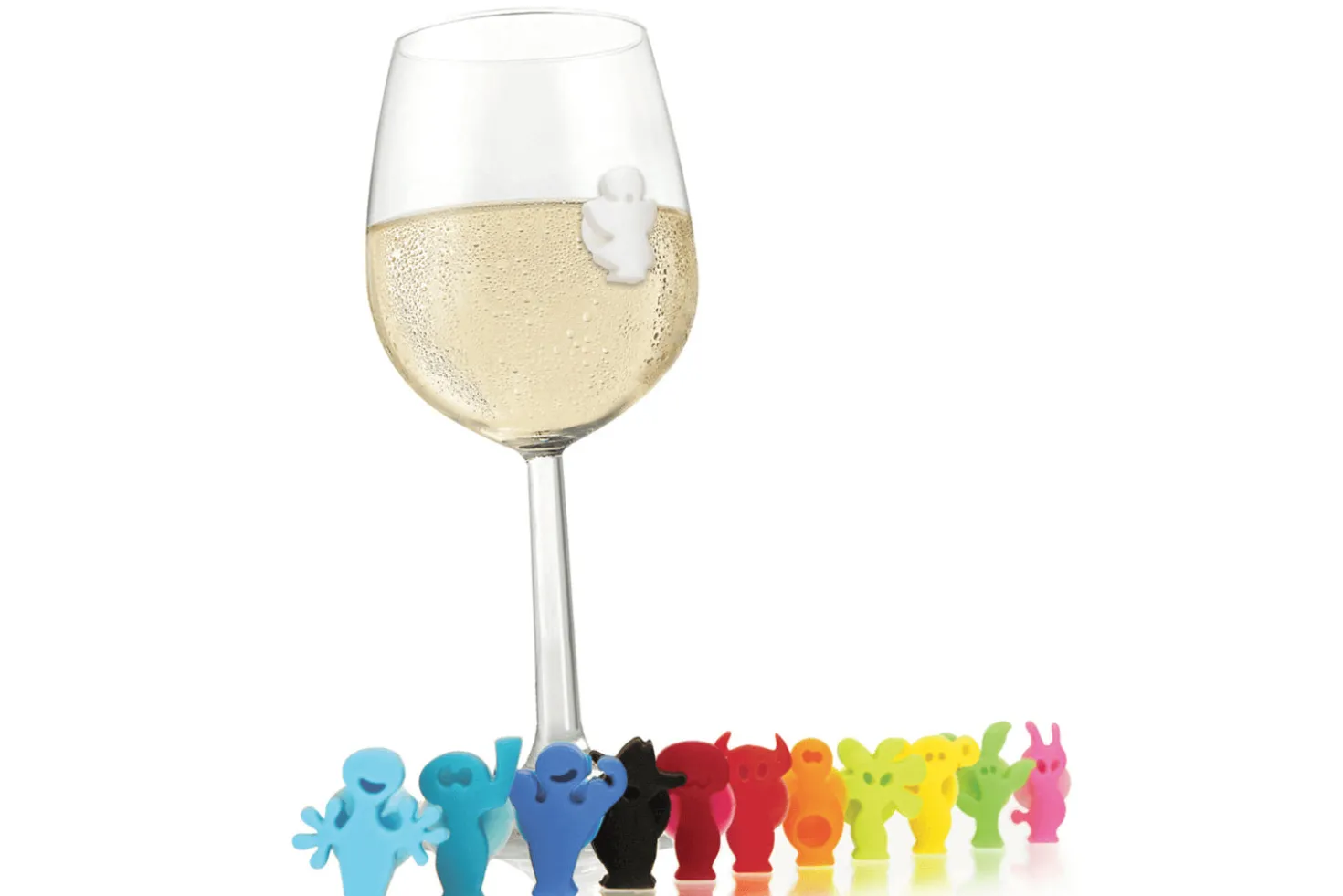 Set de 12 marques-verres Vacu Vin Party People