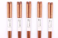 Set de 5 paires de baguettes chinoises Kutoyama en bois 23cm