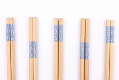 Set de 5 paires de baguettes chinoises en bambou Kutoyama - Modèle 10