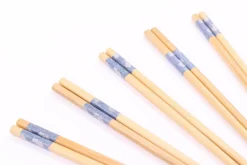 Set de 5 paires de baguettes chinoises en bambou Kutoyama - Modèle 5