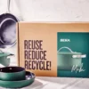 Set de 4 pièces cuisson Beka Mobi revêtement céramique 16, 20, 24 et 28cm - Coloris vert