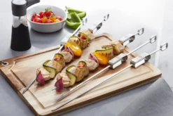 Set de 5 piques à brochettes Gefu en inox 45cm