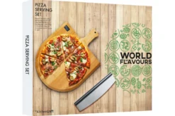 Set de service à pizza Kitchencraft World of Flavours 34x35cm
