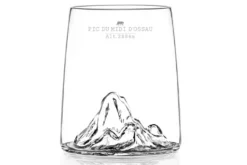 Set de 4 shooters Alaskan Maker Topographic en verre cristallin