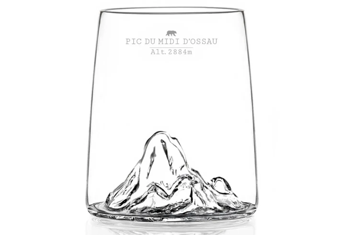 Set de 4 shooters Alaskan Maker Topographic en verre cristallin