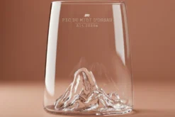 Set de 4 shooters Alaskan Maker Topographic en verre cristallin