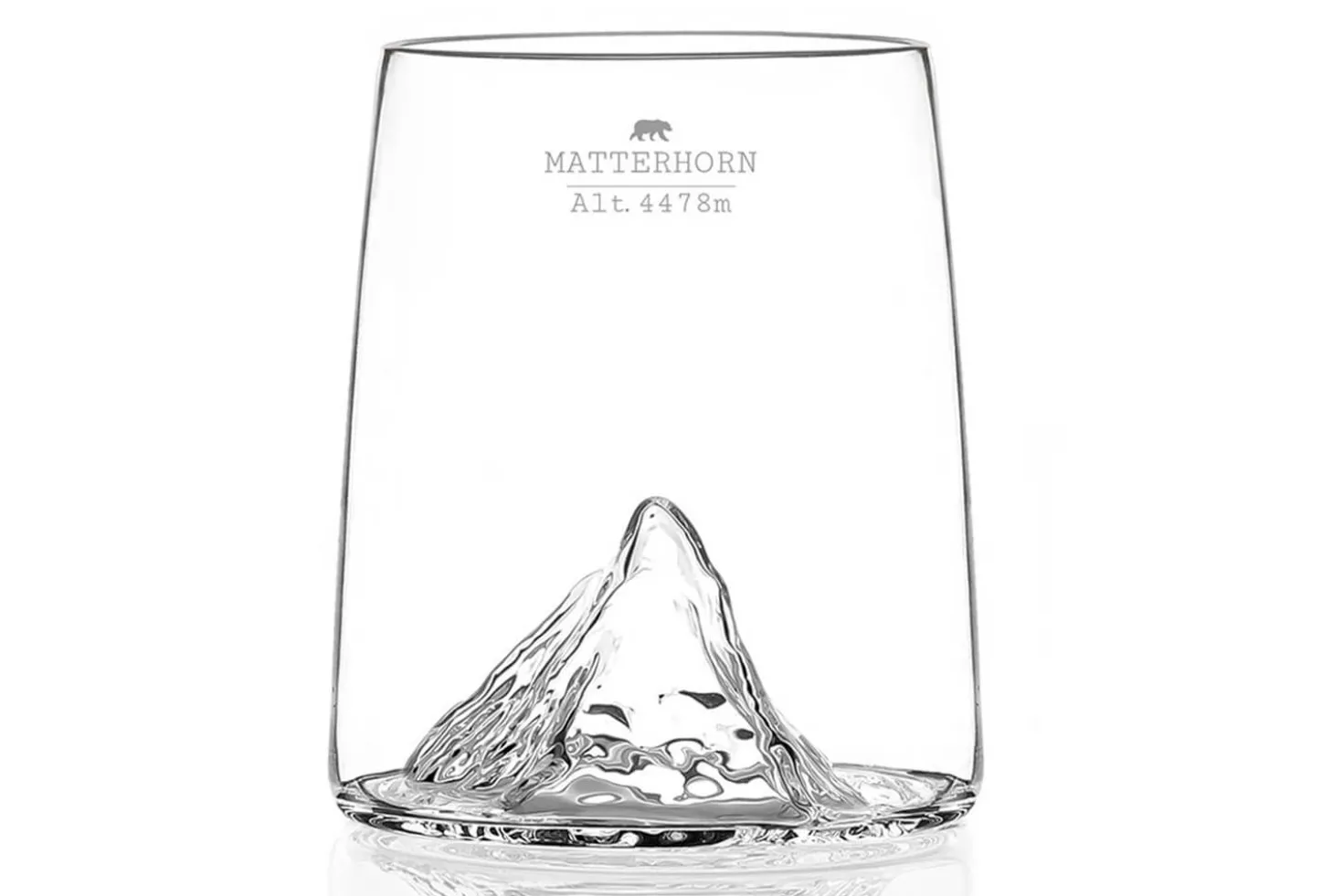 Set de 4 shooters Alaskan Maker Topographic en verre cristallin
