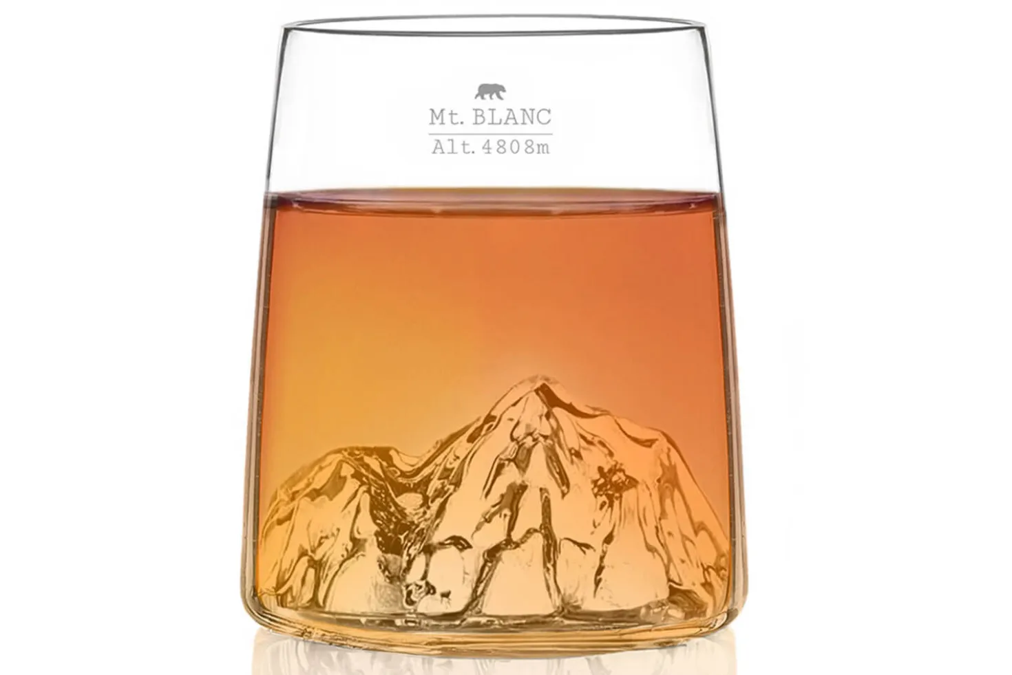 Set de 4 shooters Alaskan Maker Topographic en verre cristallin