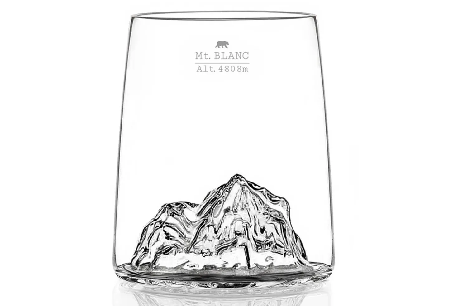 Set de 4 shooters Alaskan Maker Topographic en verre cristallin