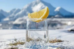 Set de 4 shooters Alaskan Maker Topographic en verre cristallin