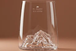 Set de 4 shooters Alaskan Maker Topographic en verre cristallin