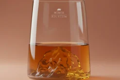 Set de 4 shooters Alaskan Maker Topographic en verre cristallin Swiss Edition