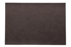 Set de table Asa Selection café noir en cuir végétal 46x33cm