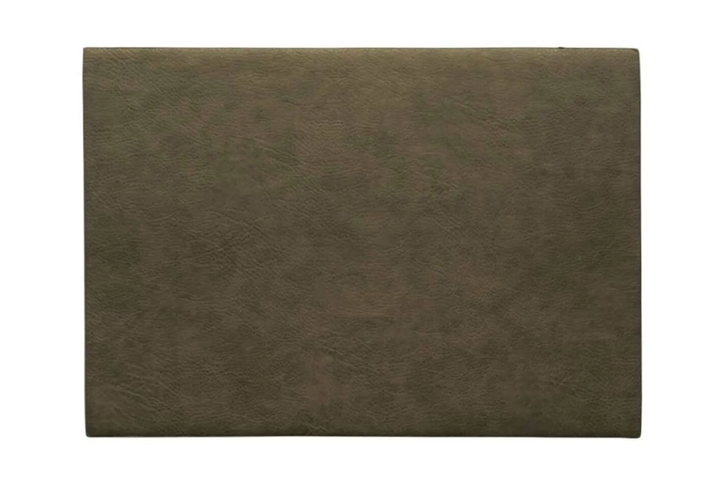 Set de table Asa Selection kaki en cuir végétal 46x33cm