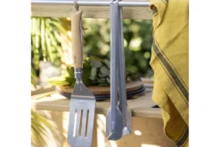 Set de 3 ustensiles à barbecue Opinel spatule à viande + couteau + pince