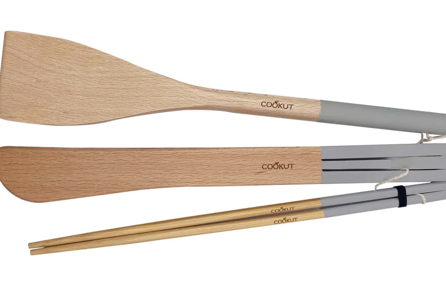 Set de 3 ustensiles Cookut en bois pour L'Incroyable Poêle et L'Incroyable Wok