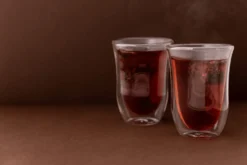Set de 2 verres à latte La Cafetière Jack en verre borosilicate double paroi 270ml