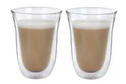 Set de 2 verres à latte La Cafetière Jack en verre borosilicate double paroi 270ml