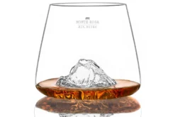 Set de 2 verres à spiritueux Alaskan Maker Topographic Tre Cime & Mont Rosa en verre cristallin