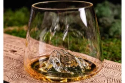 Set de 2 verres à spiritueux Alaskan Maker Topographic Tre Cime & Mont Rosa en verre cristallin