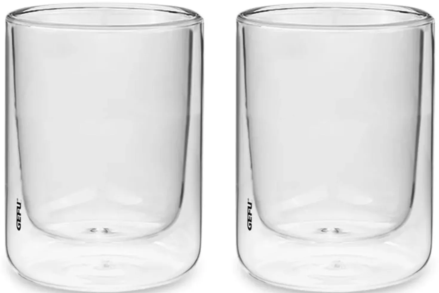 Set de 2 verres thermostatiques Gefu Mira faits main 235ml