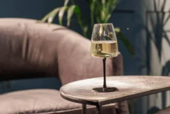 Set de 4 verres à vin blanc Mikasa Palermo en cristal transparent et noir 400ml