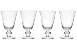 Set de 4 verres à vin en cristal Mikasa Salerno à pied court 260ml