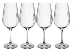 Set de 4 verres à vin rouge Mikasa Treviso en cristal 600ml