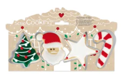 Set 4 emporte-pièces Scrapcooking en fer blanc - Noël
