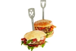 Set 2 Pics à burgers Gefu Torro motif taureau et couperet