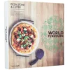Set pierre à pizza Kichencraft World of Flavours avec roulette à pizza - 32cm