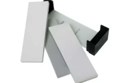 Set 3 pierres à aiguiser japonaises Shapton Glass Stone 50308 grains 500, 2000 et 8000 + support