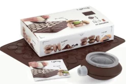 Set pour 24 macarons Lékué avec recettes incluses