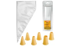 Set pâtissier 10 poches jetables + 6 douilles