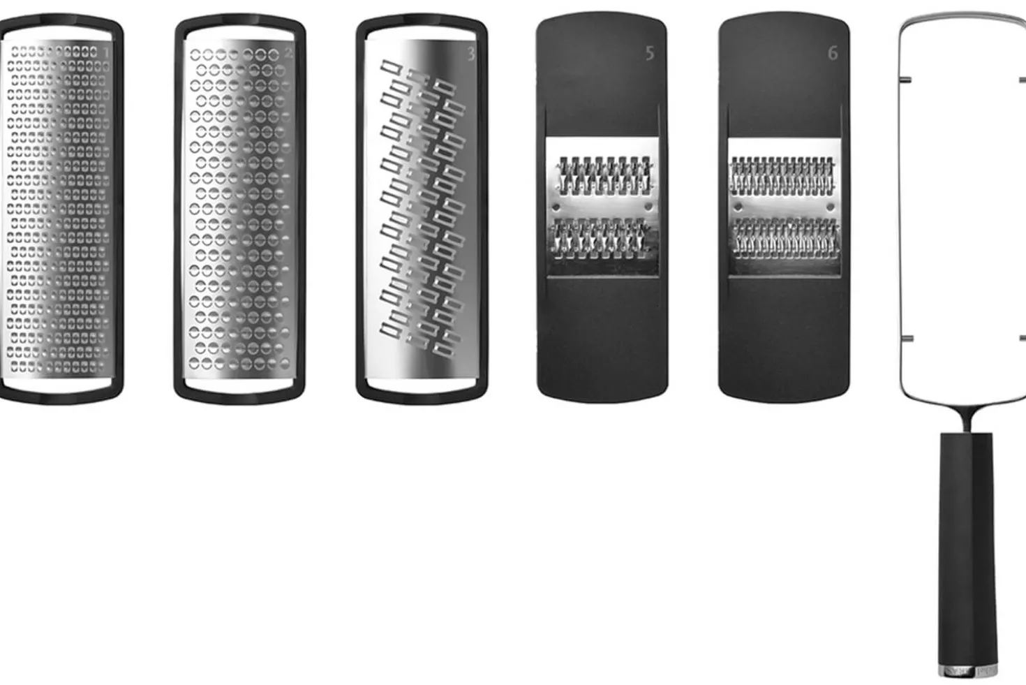Set râpe et julienne Kai Michel Bras Tools 5 lames interchangeables