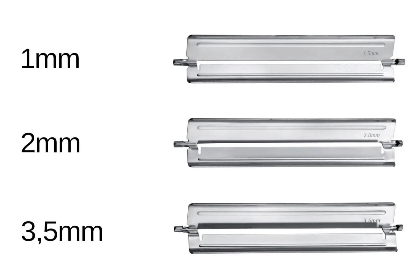 Set trancheur Triangle 3 lames interchangeables et manche en green grip avec pochette