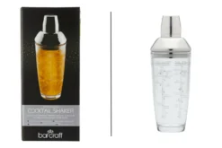 Shaker Boston à cocktail BarCraft en verre avec graduations 700ml