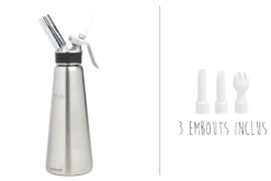 Siphon à chantilly Mastrad PRO en inox