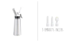 Siphon à chantilly Mastrad PRO en inox