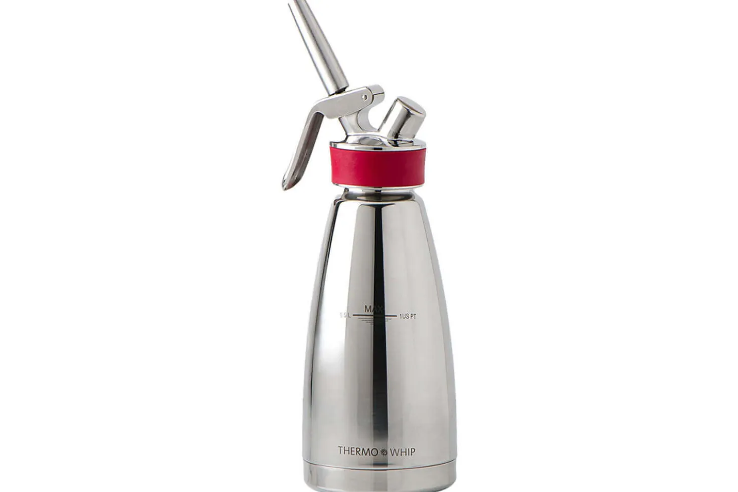 Siphon isotherme professionnel Isi Thermo Whip en inox - 0,5L