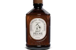 Sirop de pêche brut artisanal Bacanha certifié biologique 40cl