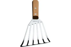 Spatule ajourée Triangle manche bois de cerisier 29cm