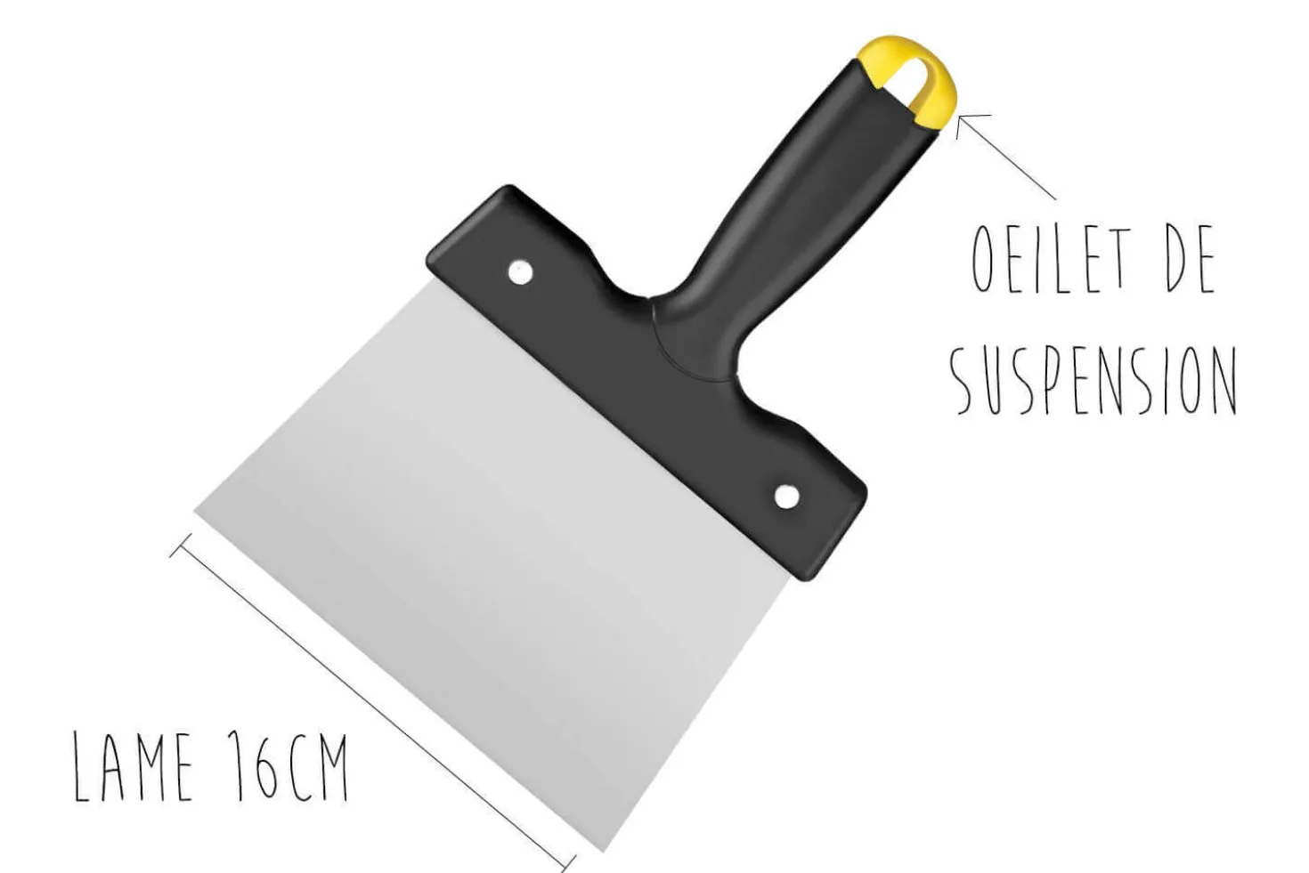 Spatule à chocolat lame 16cm
