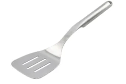 Spatule coudée ajourée Kitchen Aid tout en acier inoxydable