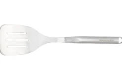Spatule coudée ajourée Kitchen Aid tout en acier inoxydable