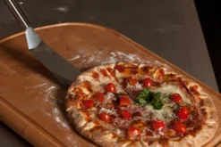 Spatule coudée large Cristel POC en acier inoxydable