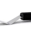 Spatule coudée professionnelle acier inox 9cm manche PP noir
